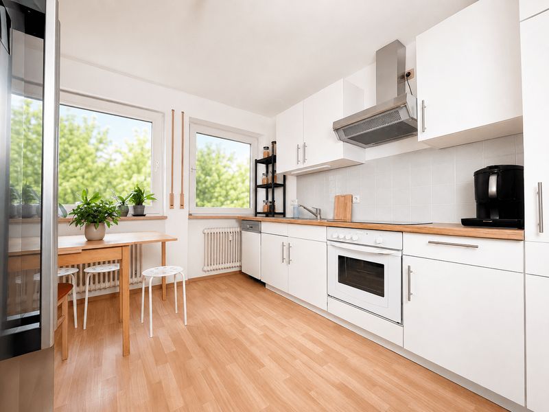 Vermietete 2-Zimmer-Wohnung mit Gartenanteil & Mietgarantie – attraktive Kapitalanlage in Ansbach